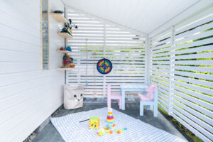 Dziecięcy kącik zabaw na świeżym powietrzu