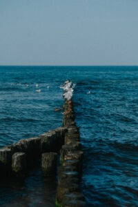 Molo nad spokojnym morzem